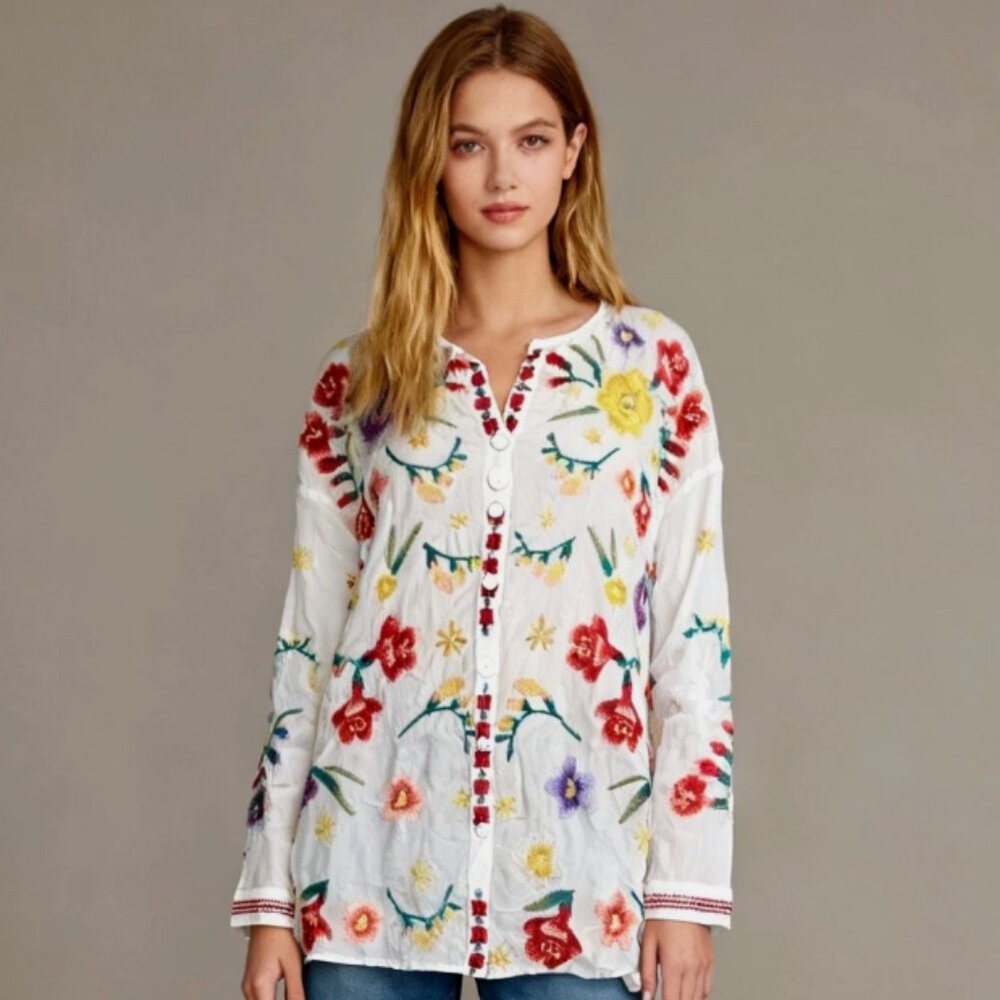 Johnny Was Texa Tunic, NWT, size S